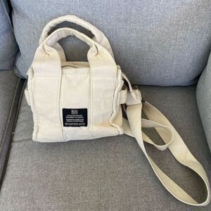 BDG Serena Mini Tote Bag Beige Corduroy Women's Shoulder Handbag